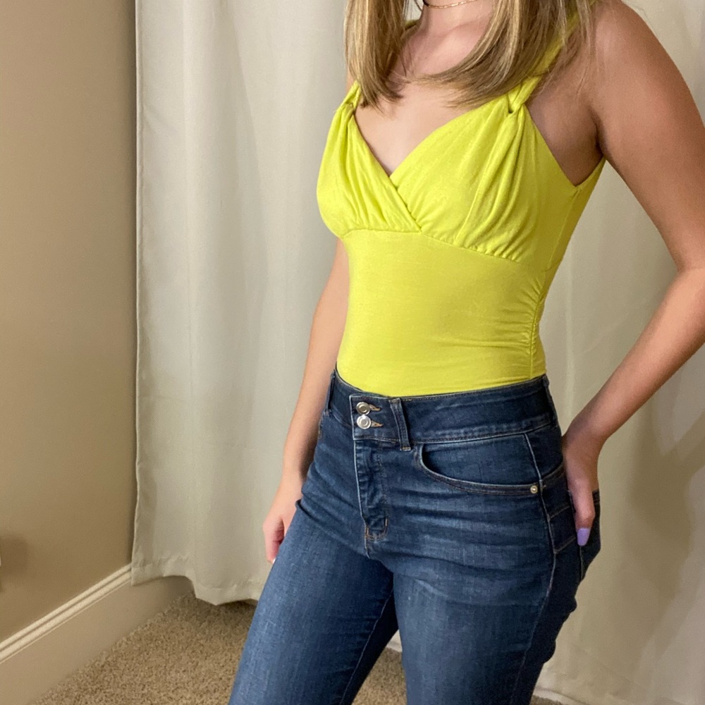 yellow shirt